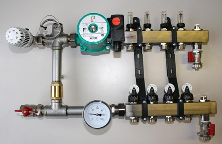 Control system for heating plates